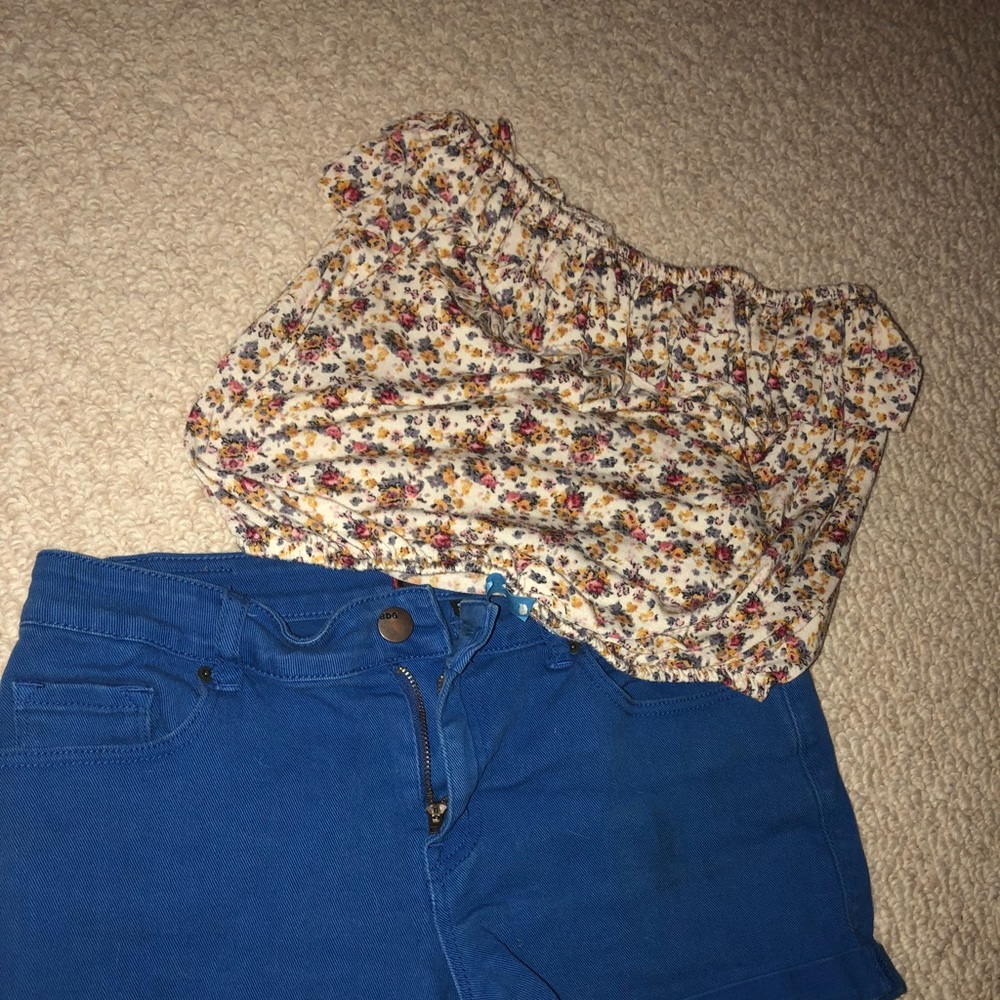 Floral crop top